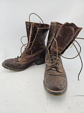 Double-H Leather Lacer Work Boots